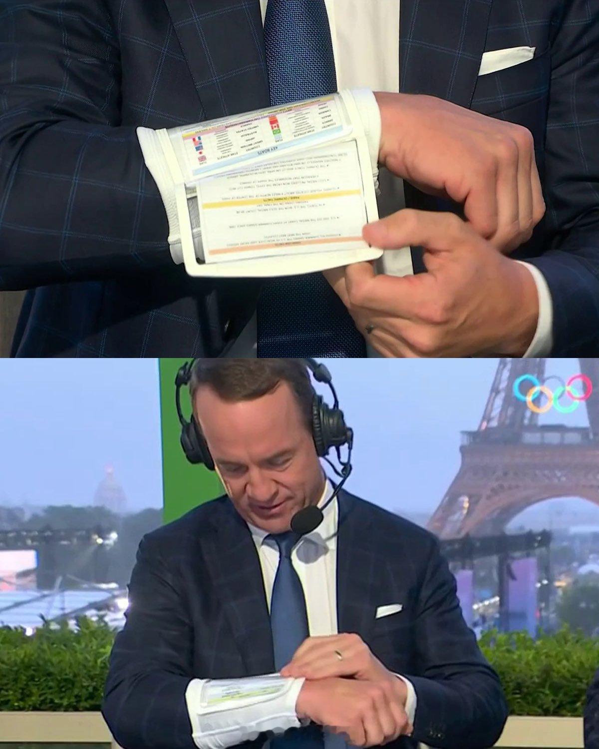 美式橄榄球明星 Peyton Manning 佩顿曼宁是奥运会开幕式直播主持人。