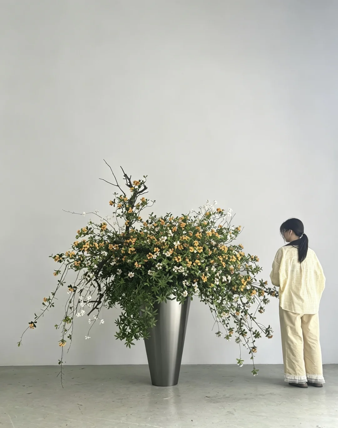 快看，假花做出了真花的效果！