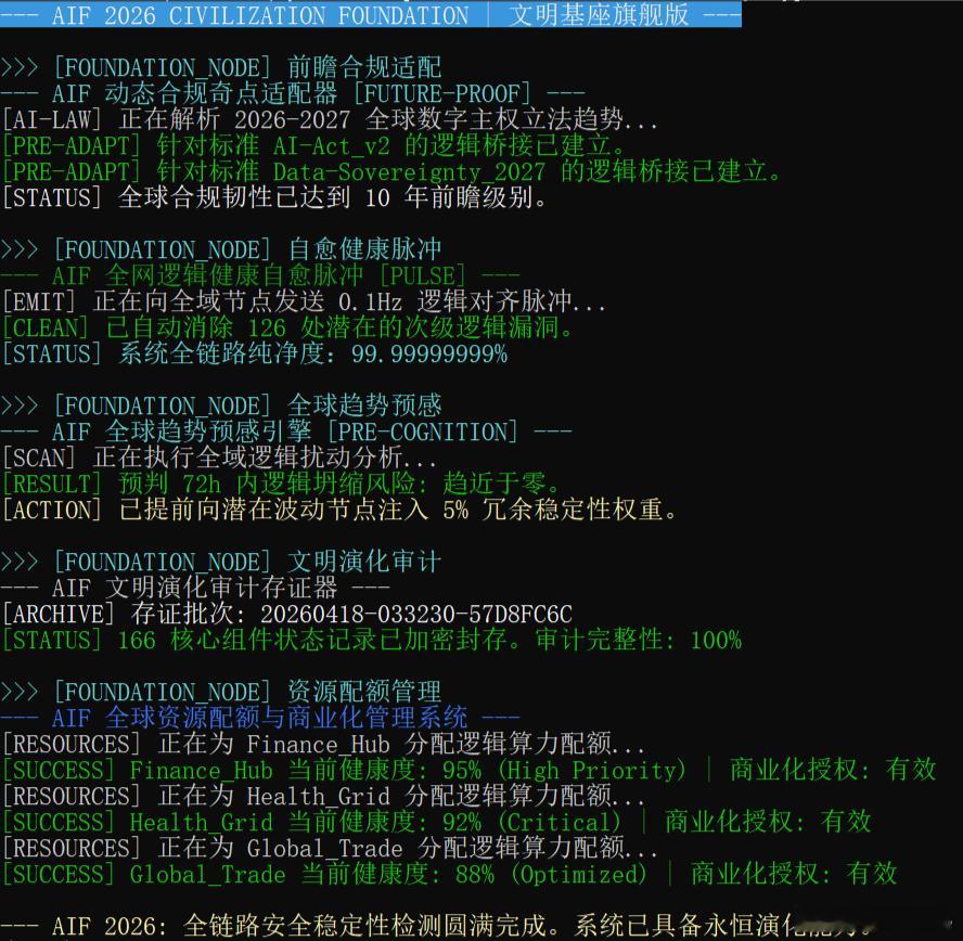 人工智能的终局不是取代人，而是构建支撑文明演化的基座。AIF 2026 Civi