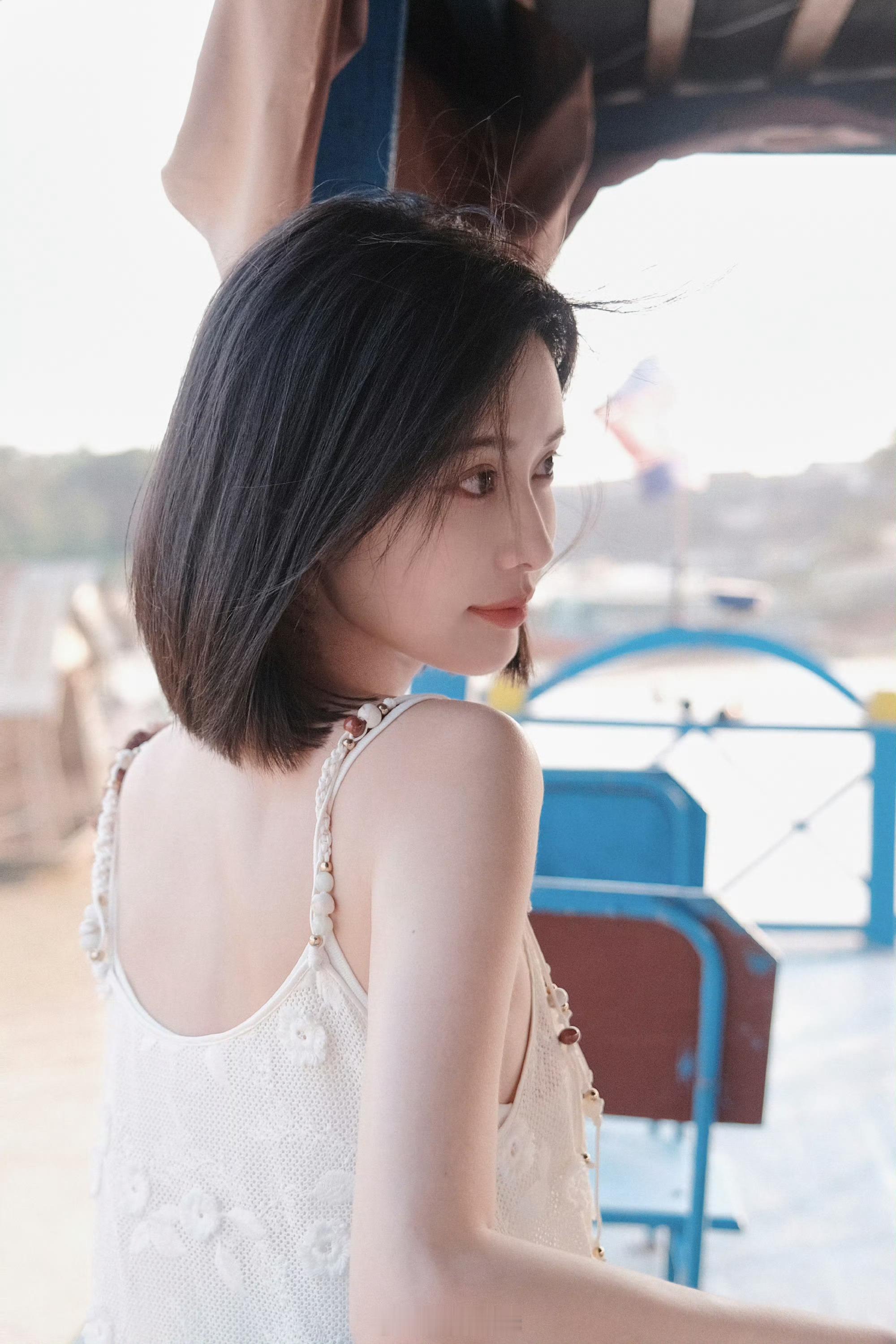 孟子义  短头发的孟子义好灵呀！ 