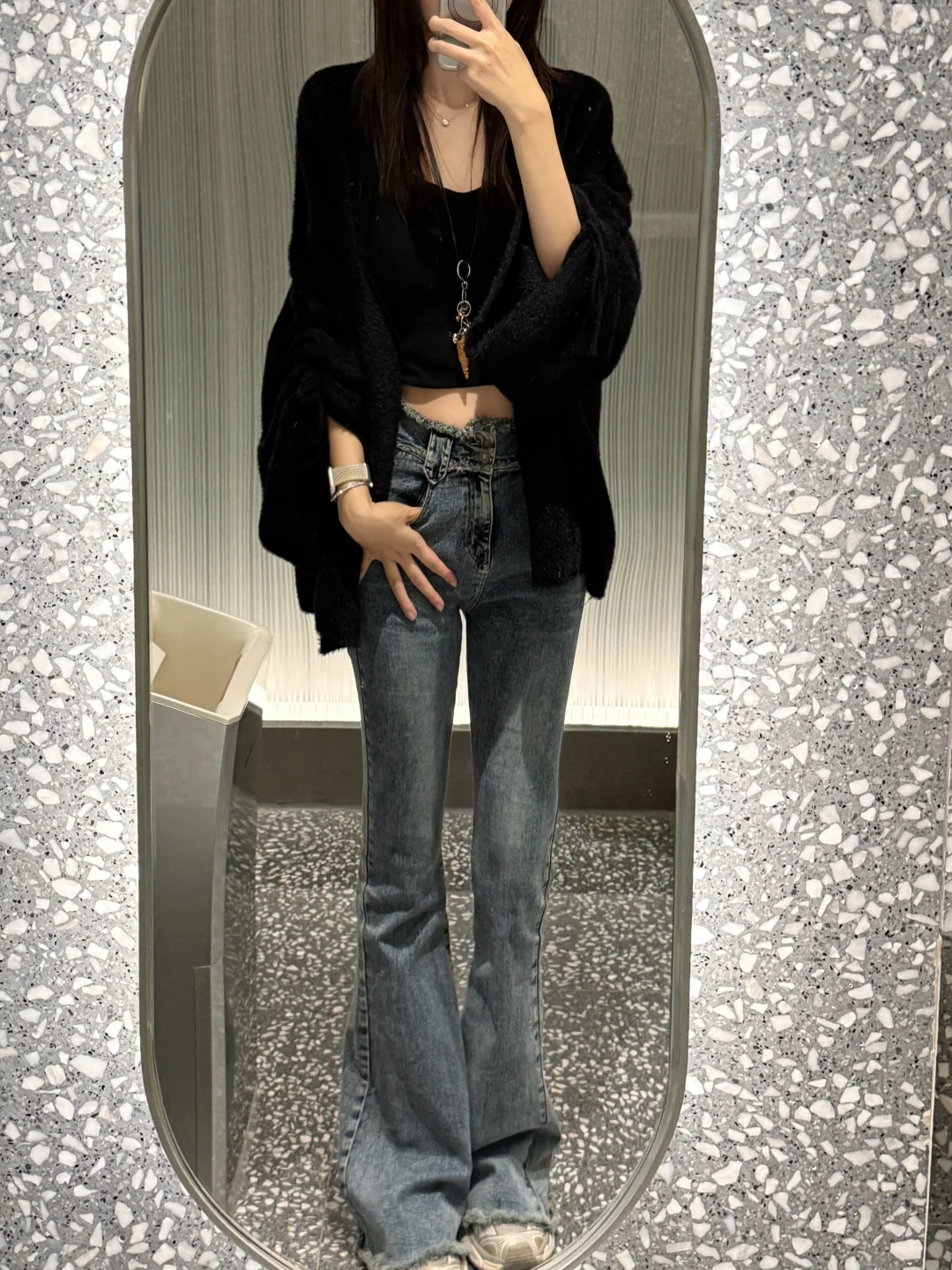 180穿不短的微喇神裤！！✨这次真的不短了～