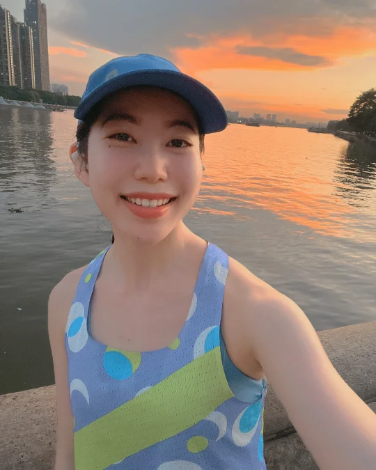 用一场半马🏃‍♀️，为8月的汗水收官💦