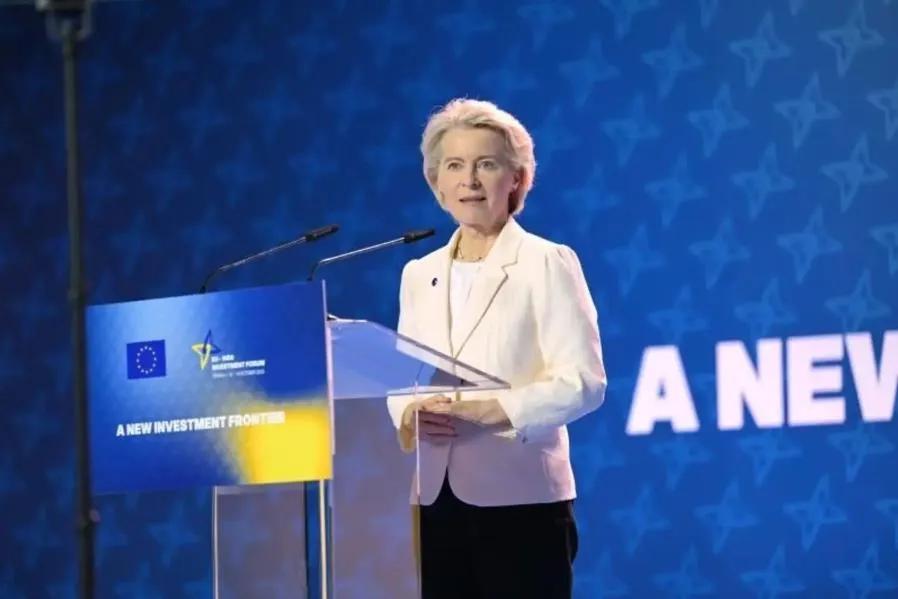 欧盟委员会主席乌尔苏拉·冯德莱恩敦促欧盟领导人同意进一步使用冻结的俄罗斯的资产来