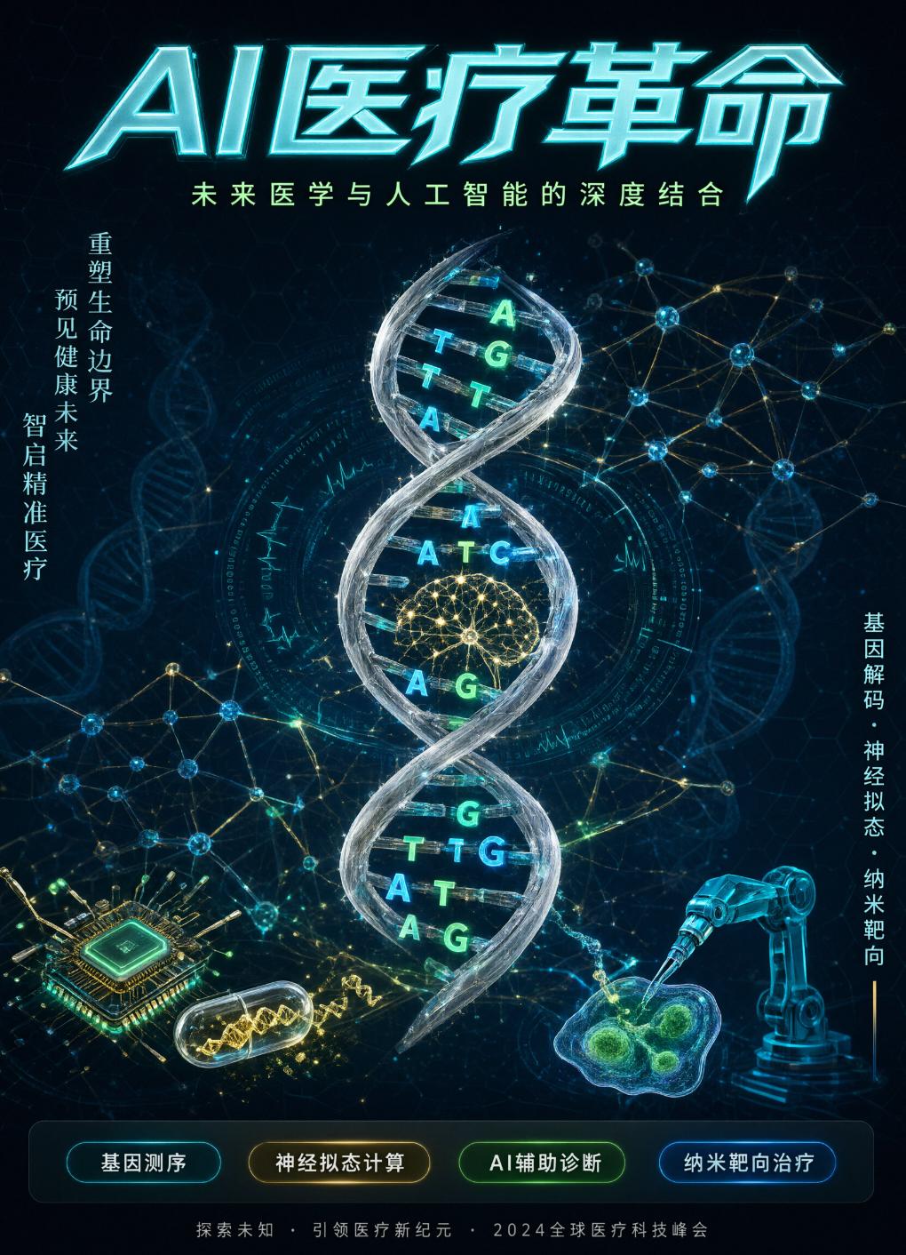 10年内AI真能攻克所有疾病？寿命翻倍是福音还是泡沫？

最近科技圈有个大瓜，说