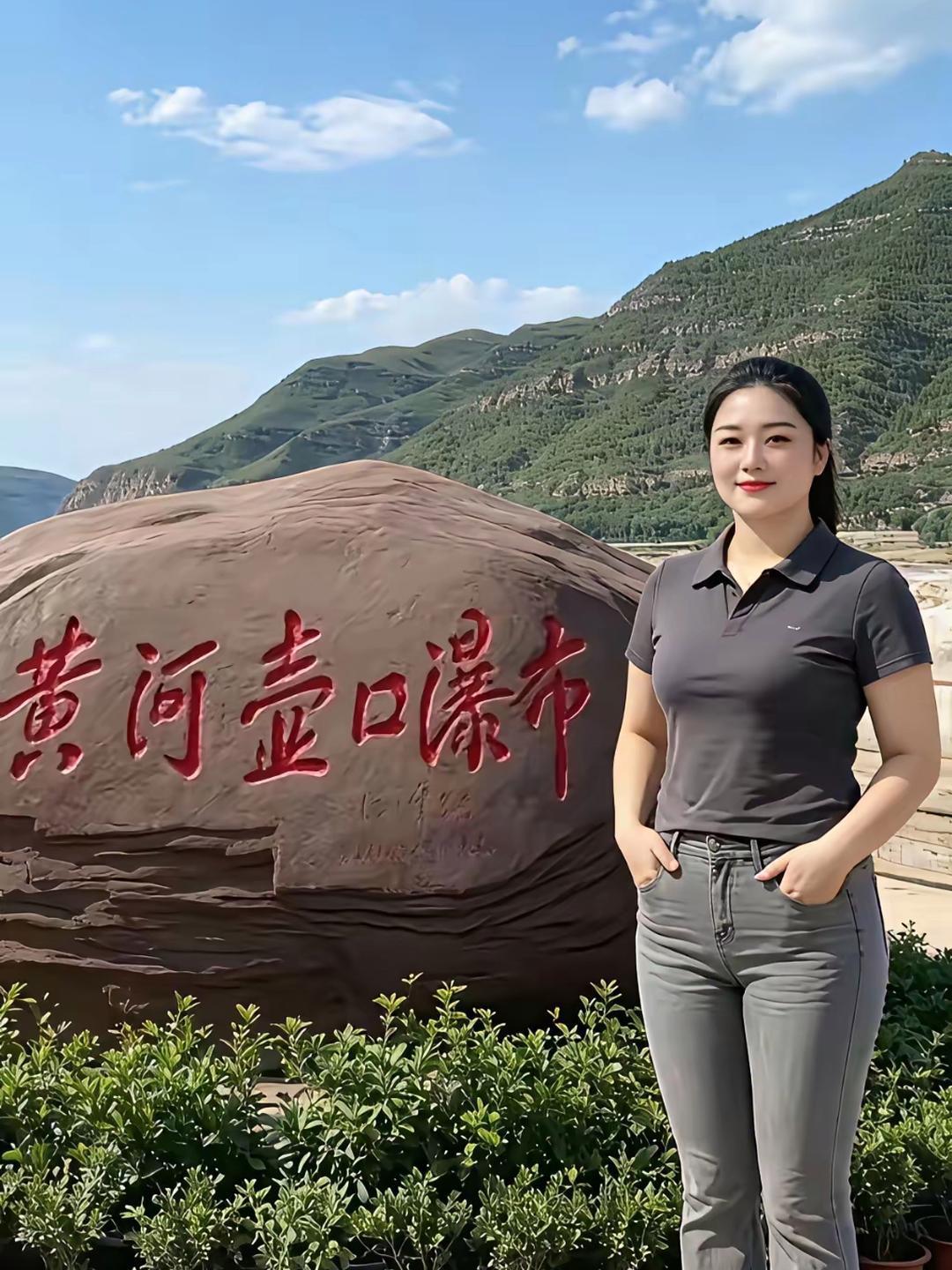 你一定听说过黄河壶口瀑布，终于到此一游了。