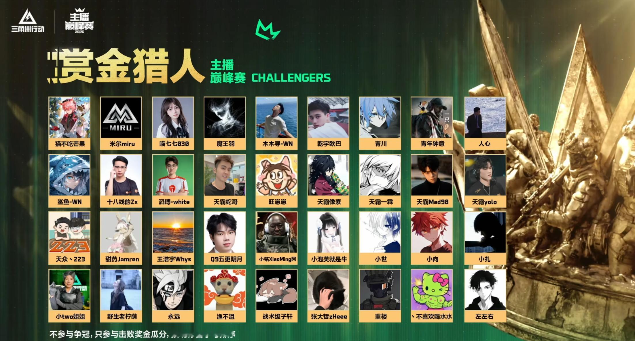 陈泽和豪华选手阵容同框，这波顶流联动直接封神预定！三角洲主播巅峰赛线下大型团建。