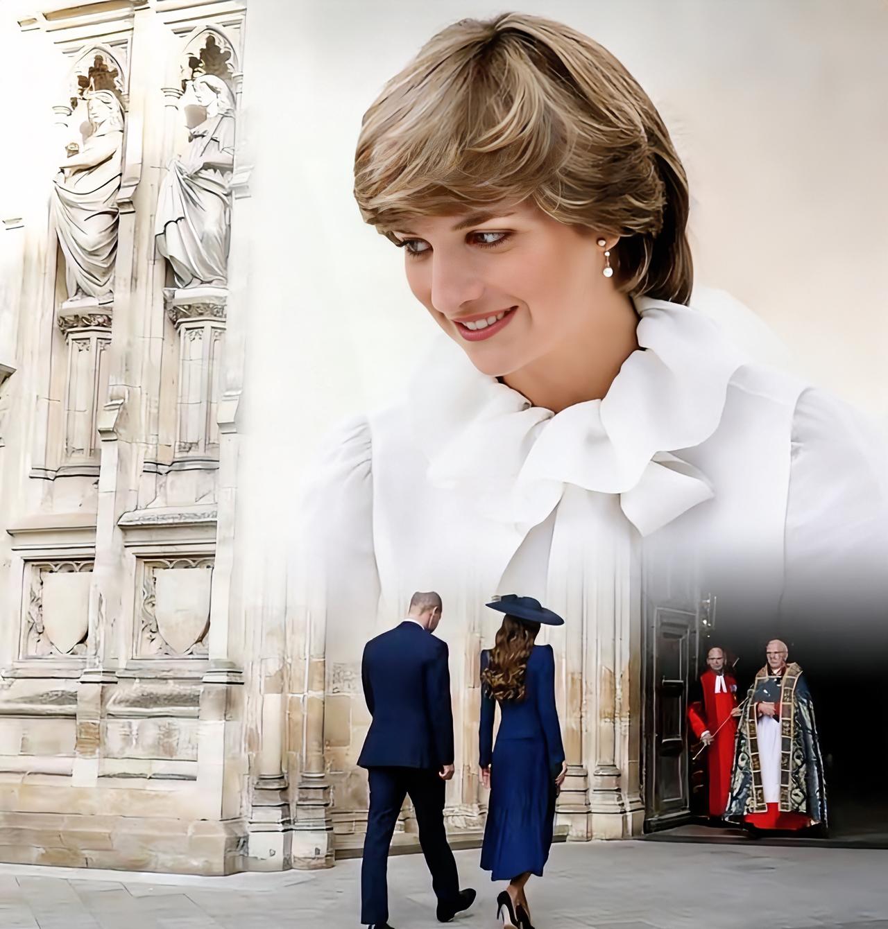 看到这张威廉和凯特最近活动中的图片我有很大的动容，看着夫妻两个人并肩走在一起的背