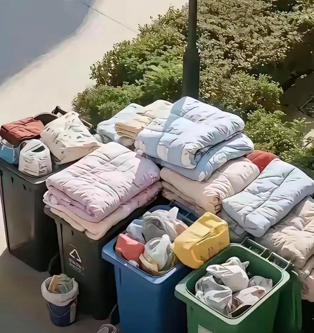 现在的大学生挺有钱呀，这都舍得扔？ 