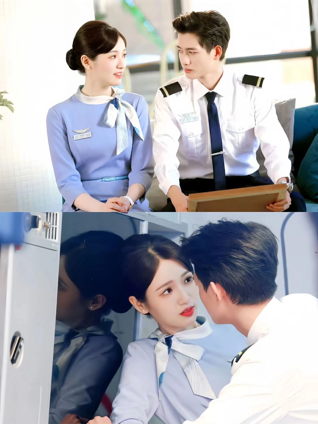 妈耶，终于播了❗酷飒空姐×冷山空少❗颜控