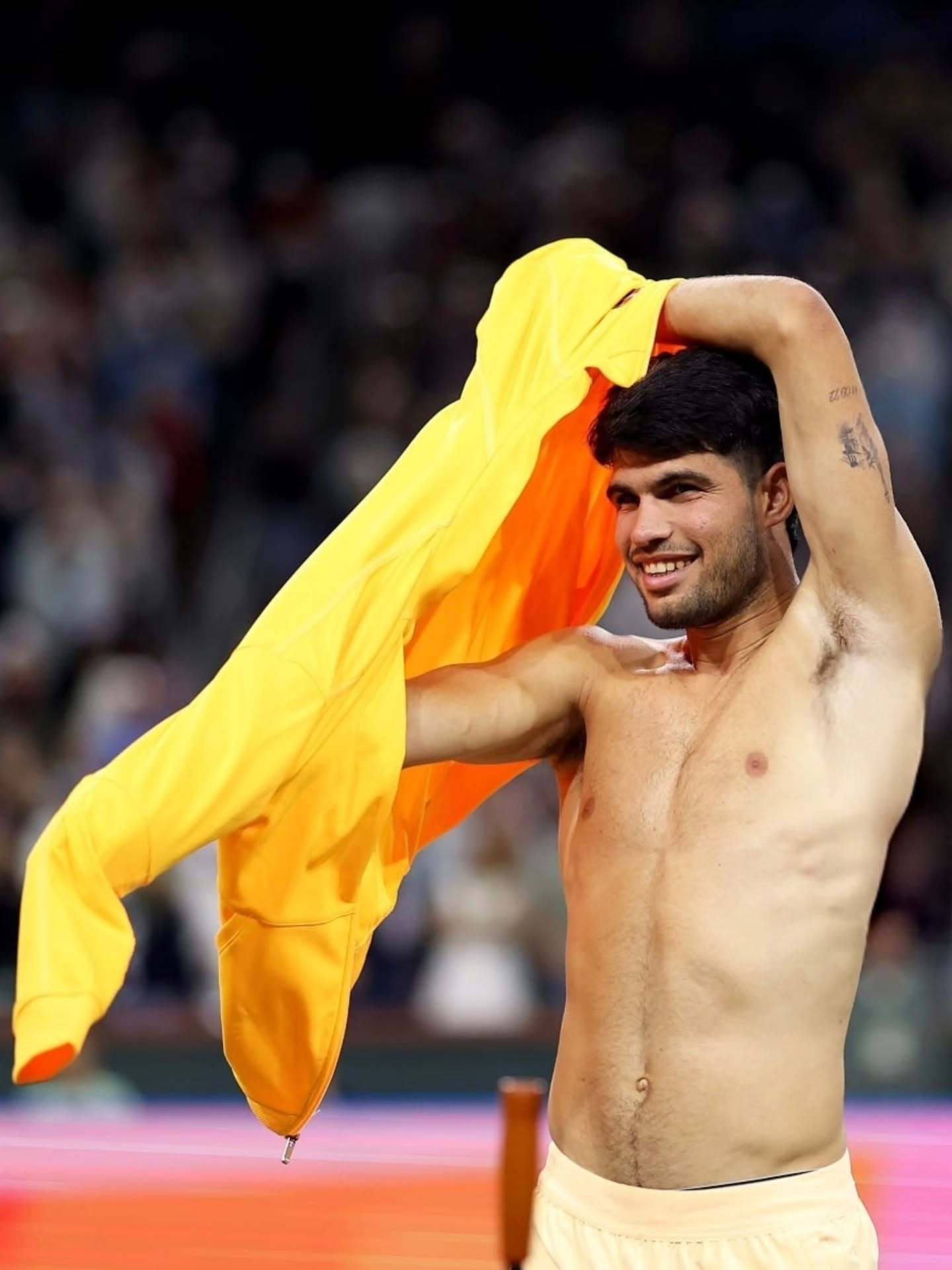 印第安维尔斯1000赛 更新一些阿尔卡拉斯阿尔卡拉斯照片，获得胜利后的阿卡公然在