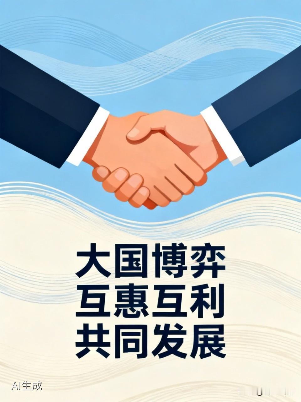 中美两国身为世界大国，责无旁贷地肩负着维护人类和平的伟大使命。更应在相互尊重与信
