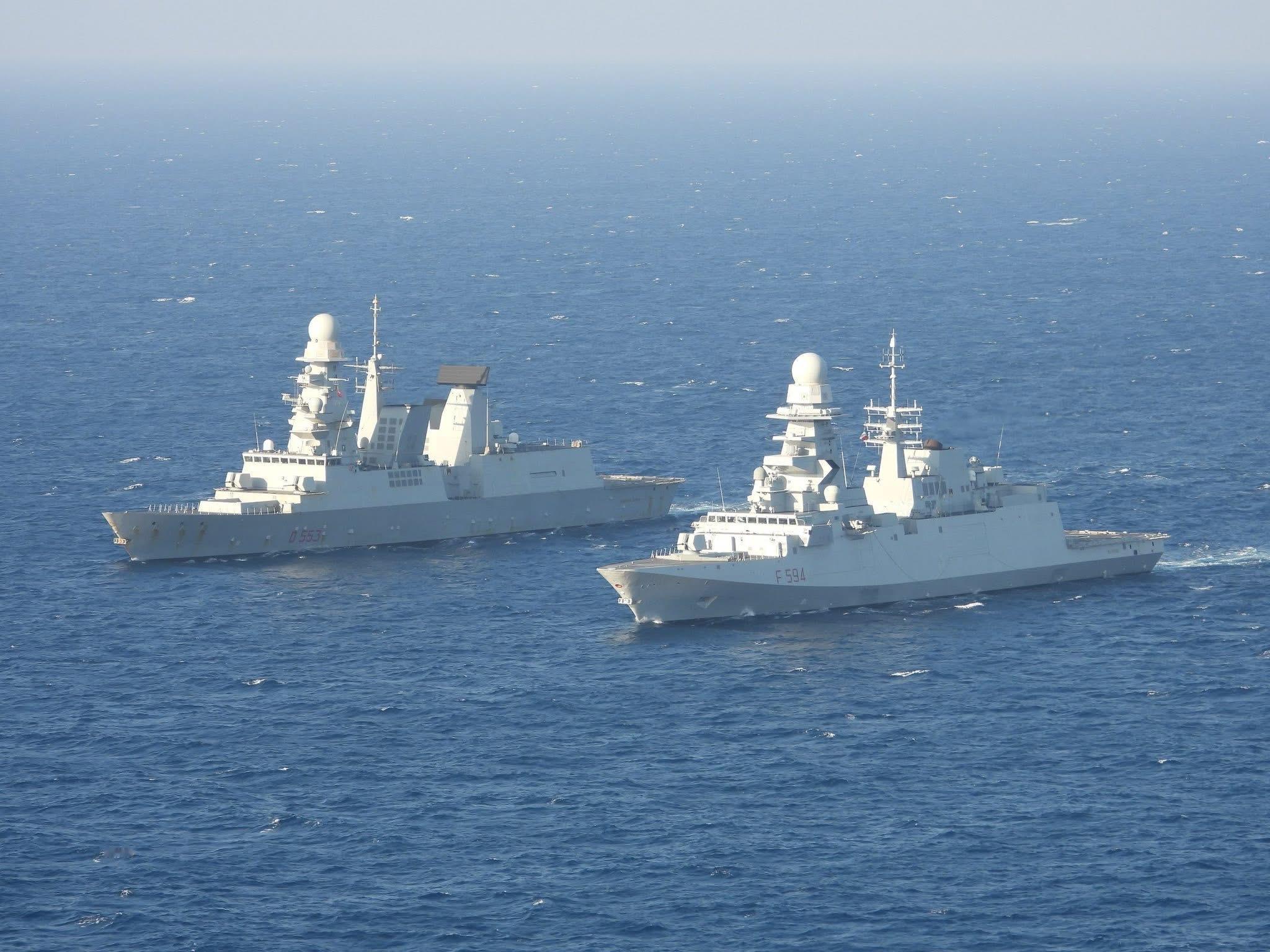 中外舰闻  意大利🇮🇹海军的FDA地平线-IT导弹驱逐舰和FREMM-IT(