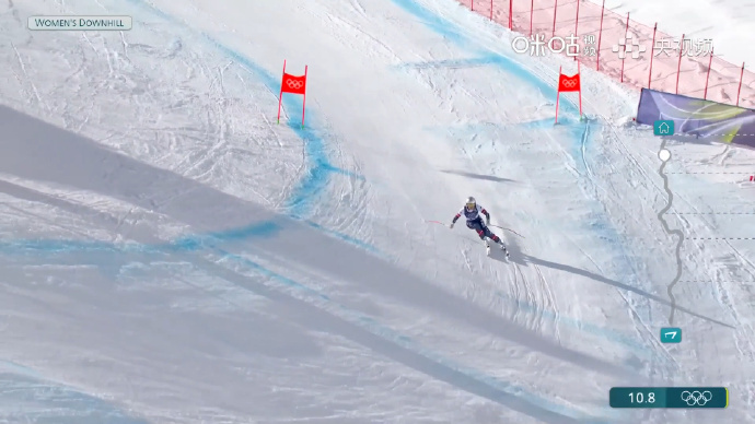 米兰冬奥会女子滑降决赛，41岁的美国高山滑雪传奇选手林赛·沃恩在比赛中摔倒，被直