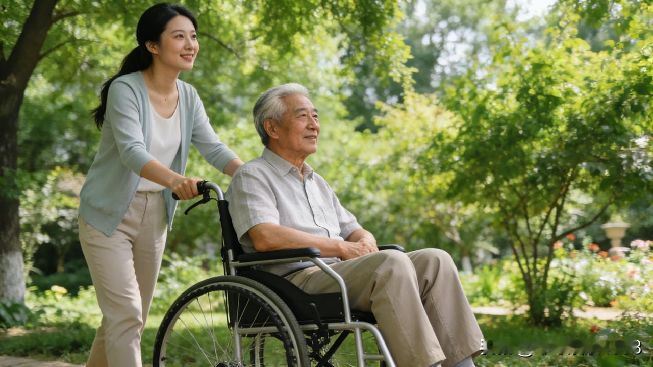 深圳的傍晚，38 岁的林慧（化名）轻轻给瘫痪在床的公公掖了掖被角。墙上日历已翻过