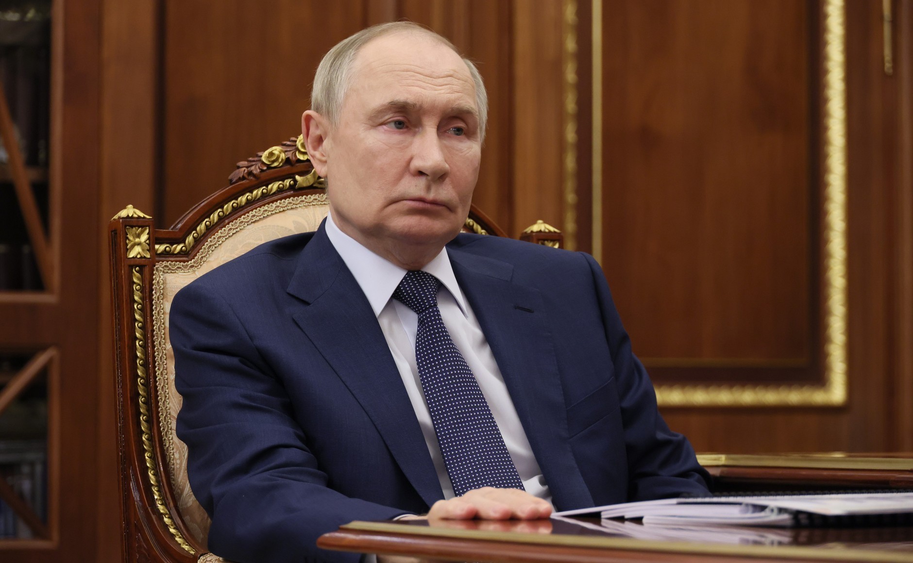 瓦洛佳小朋友  与联邦监狱管理局局长阿尔卡季·戈斯捷夫会晤弗拉基米尔·普京与联邦