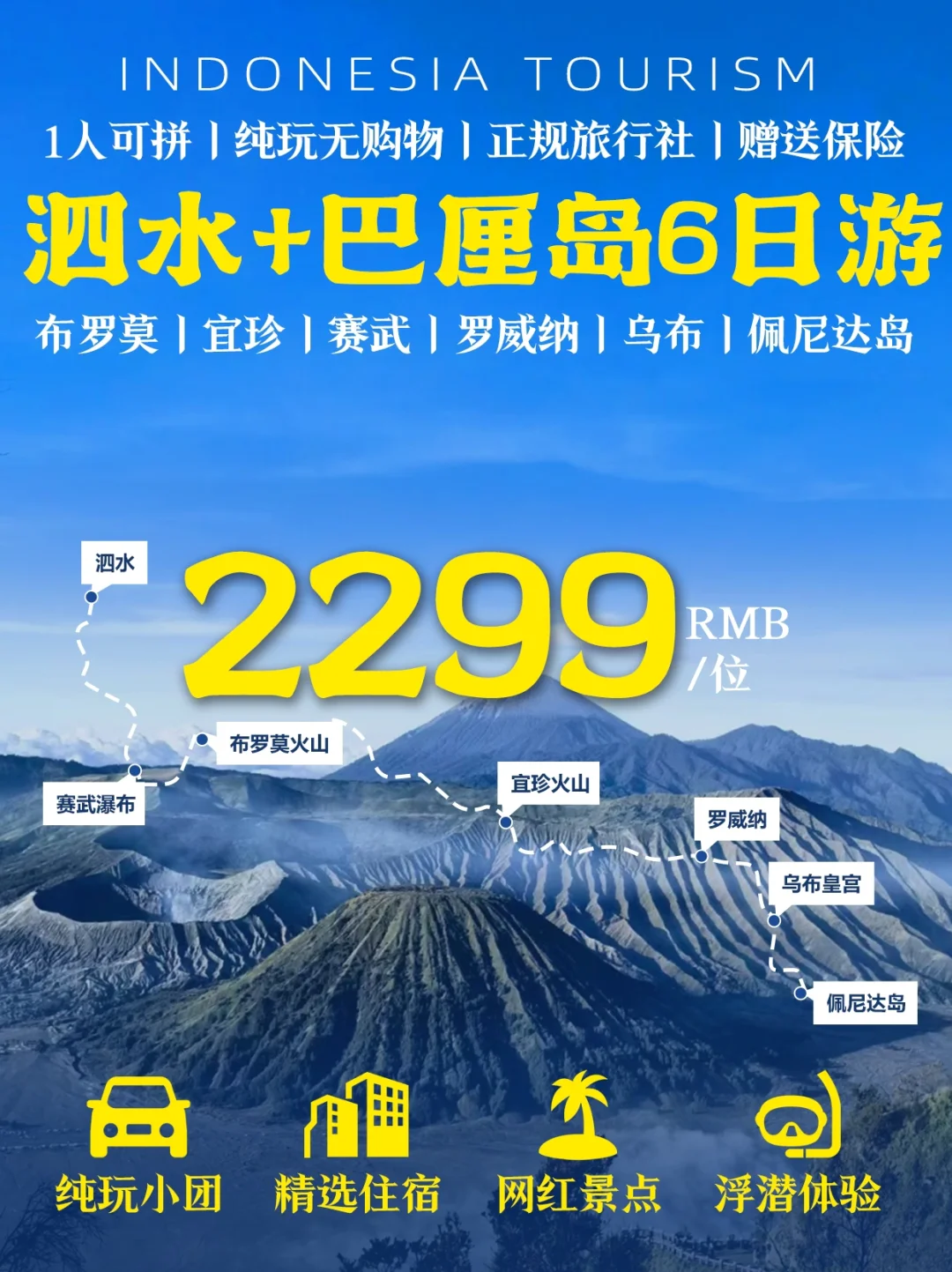 人均2K+印尼泗水巴厘岛玩6天真香😘