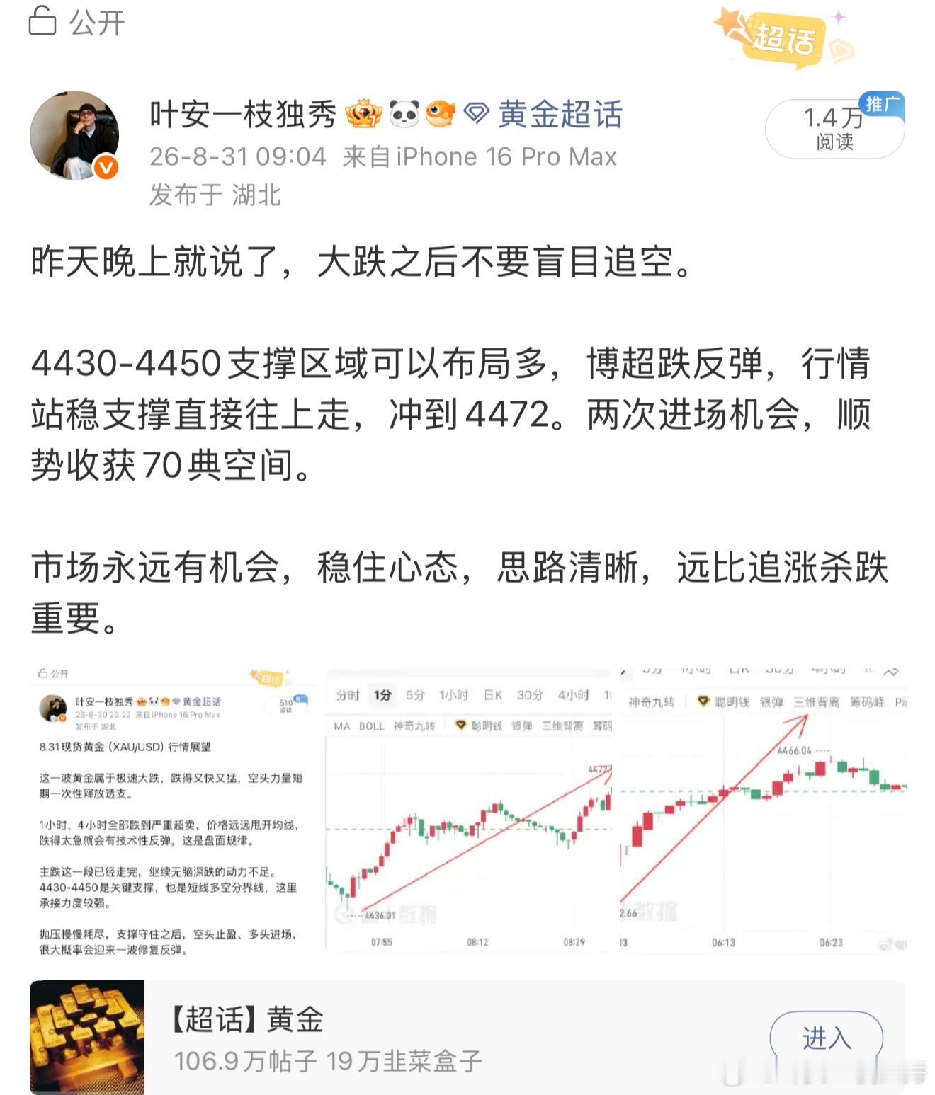 周一思路总结周一先抓超跌反弹拿到70点，后面反弹无力转空，两波空单合计拿下71点