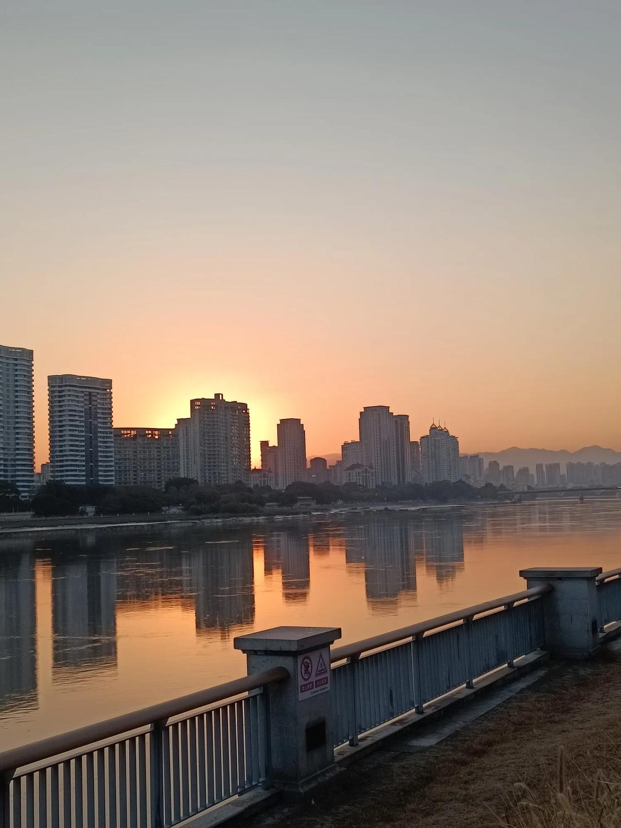 晒图笔记大赛闽江夕照