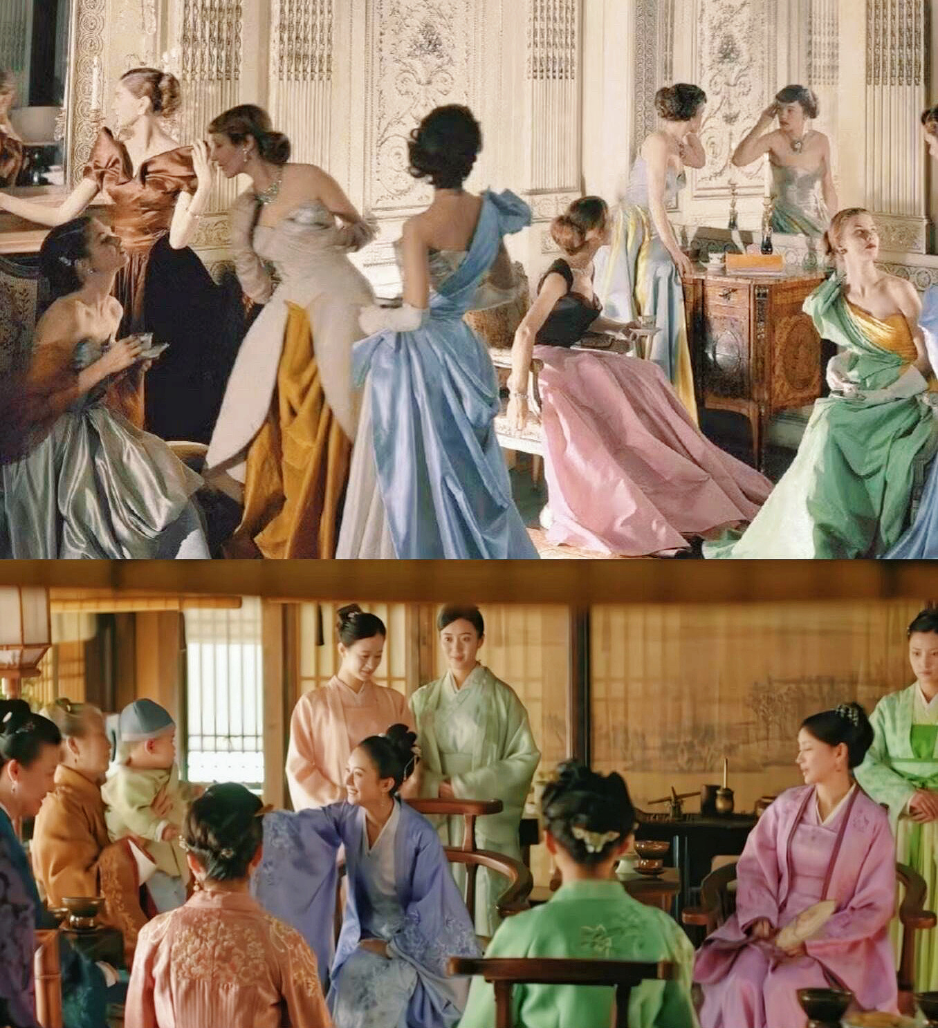 赵丽颖《知否》这个构图你别说，你还真别说果然高级的审美都是相通的❗️ 