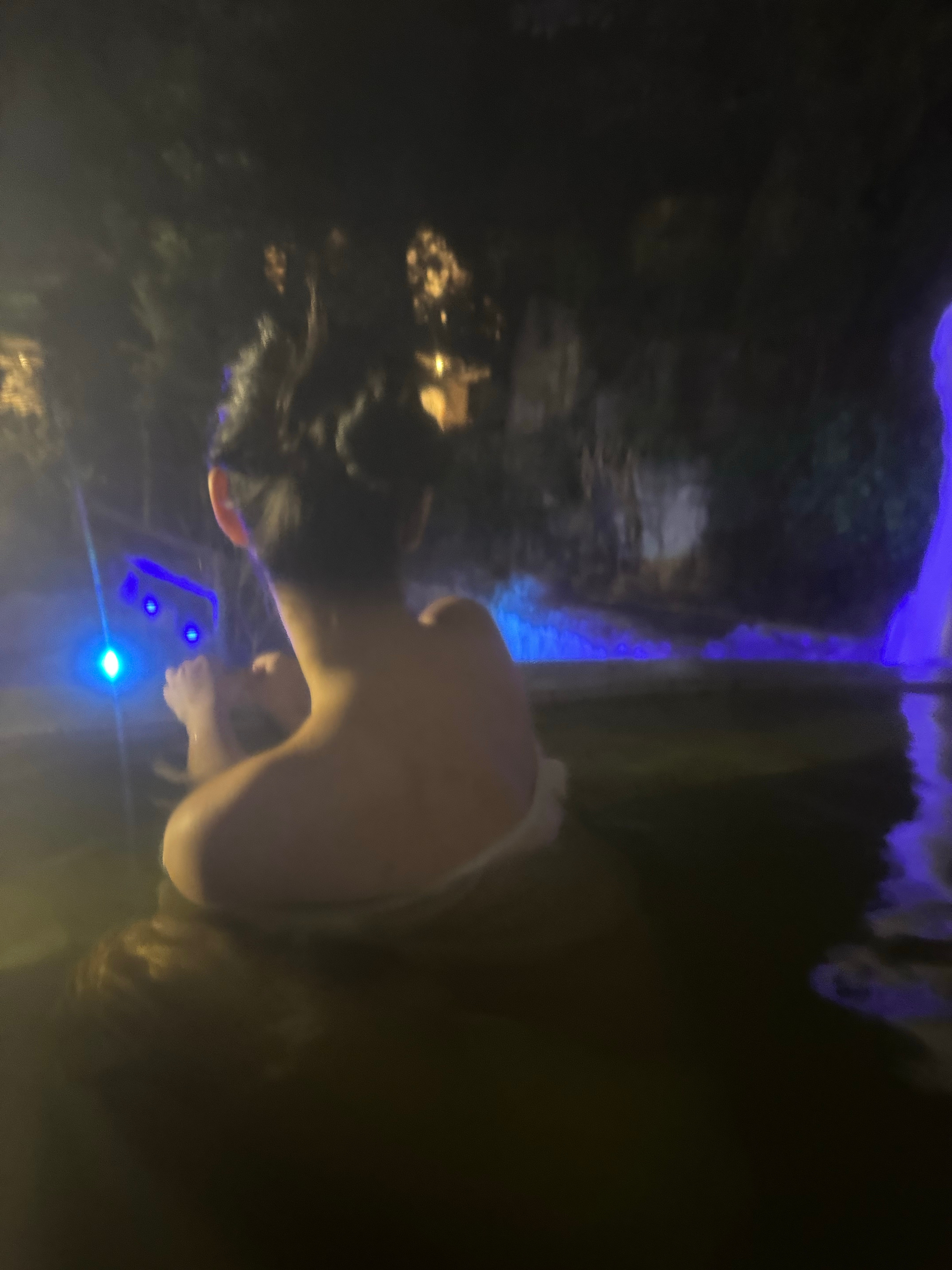 我在泡温泉！ ​​​