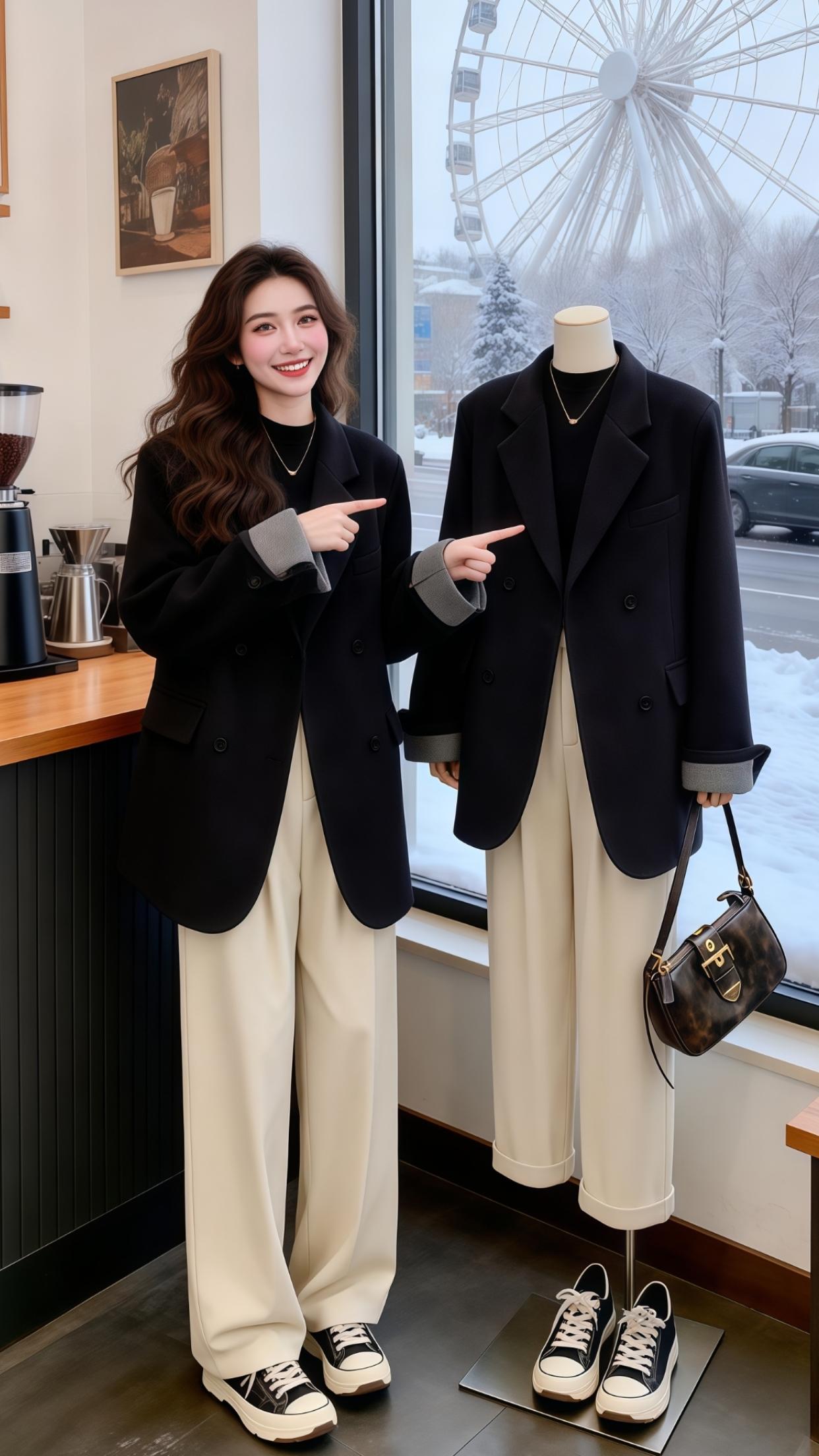 气质女神穿搭 优雅气质 秋冬穿搭 高级穿搭 韩系穿搭