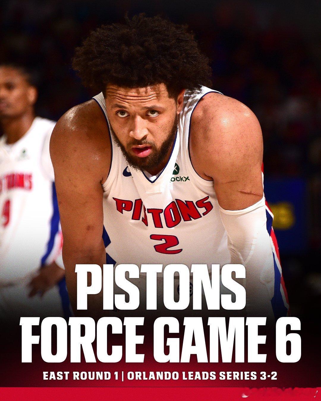 活塞116:109击败魔术扳回一城！2:3，死亡边线。坎宁安45分，班切罗45分