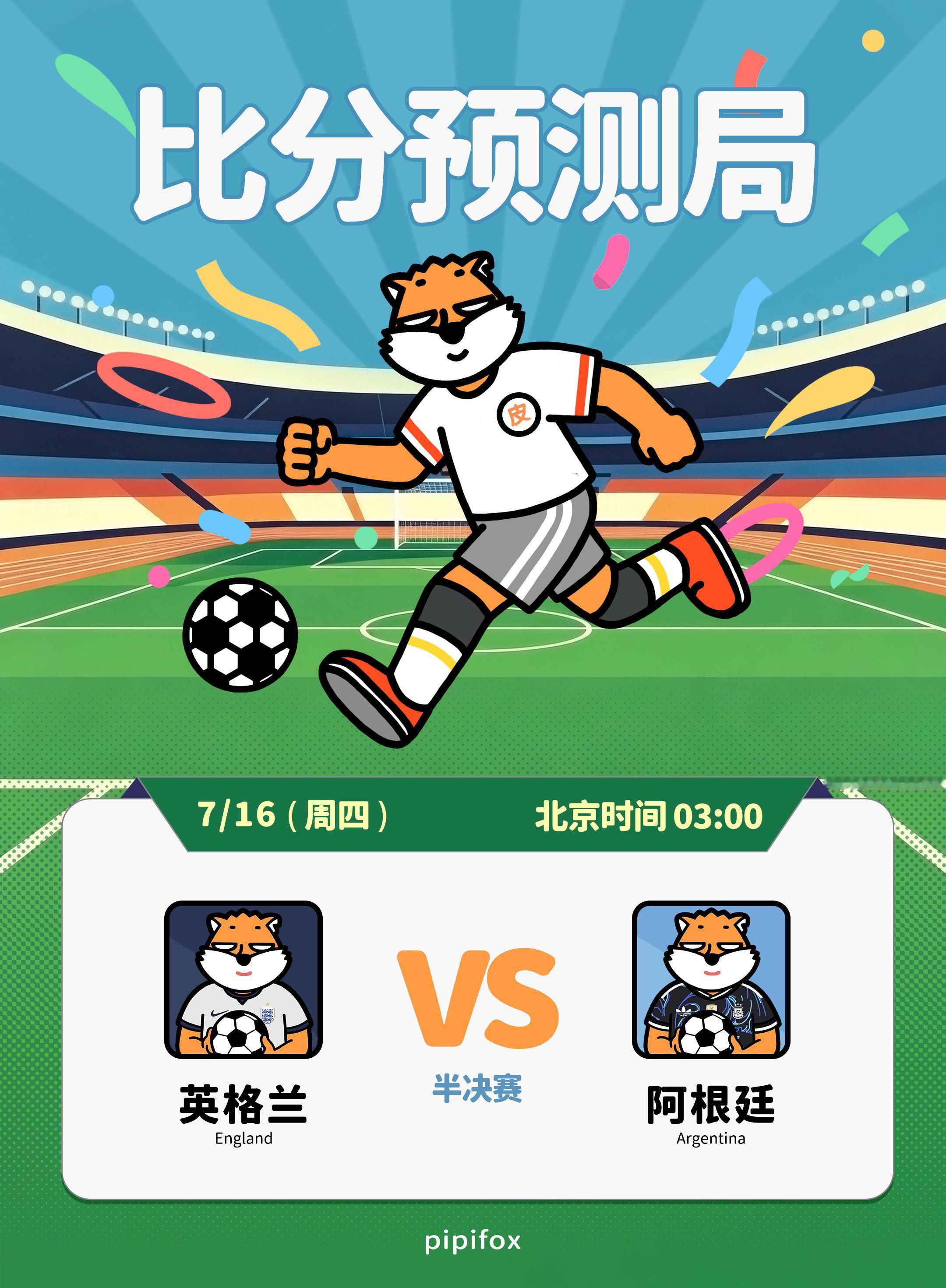 世界杯比分预测局|英格兰 VS 阿根廷世界杯半决赛即将打响📅7月16日 英格兰
