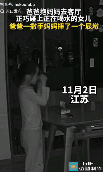 这个监控下的视频记录了年轻夫妇和女儿晚上相处轶事
看似非常搞笑，尴尬并存，但确确