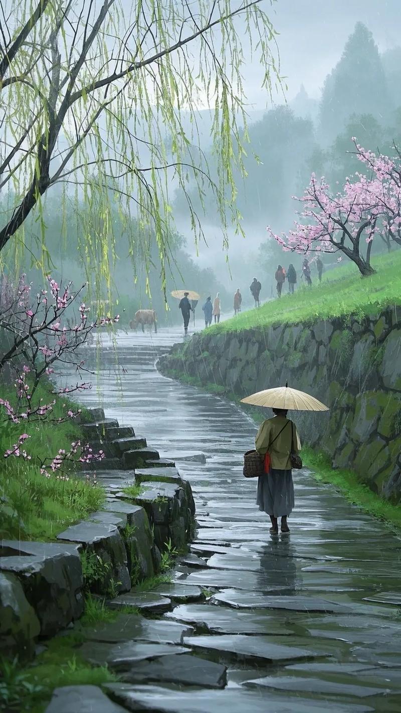 玉蝴蝶 · 清明雨

清明烟雨如期。滴滴惹相思。
别意可谁知。愁容落泪时。
  