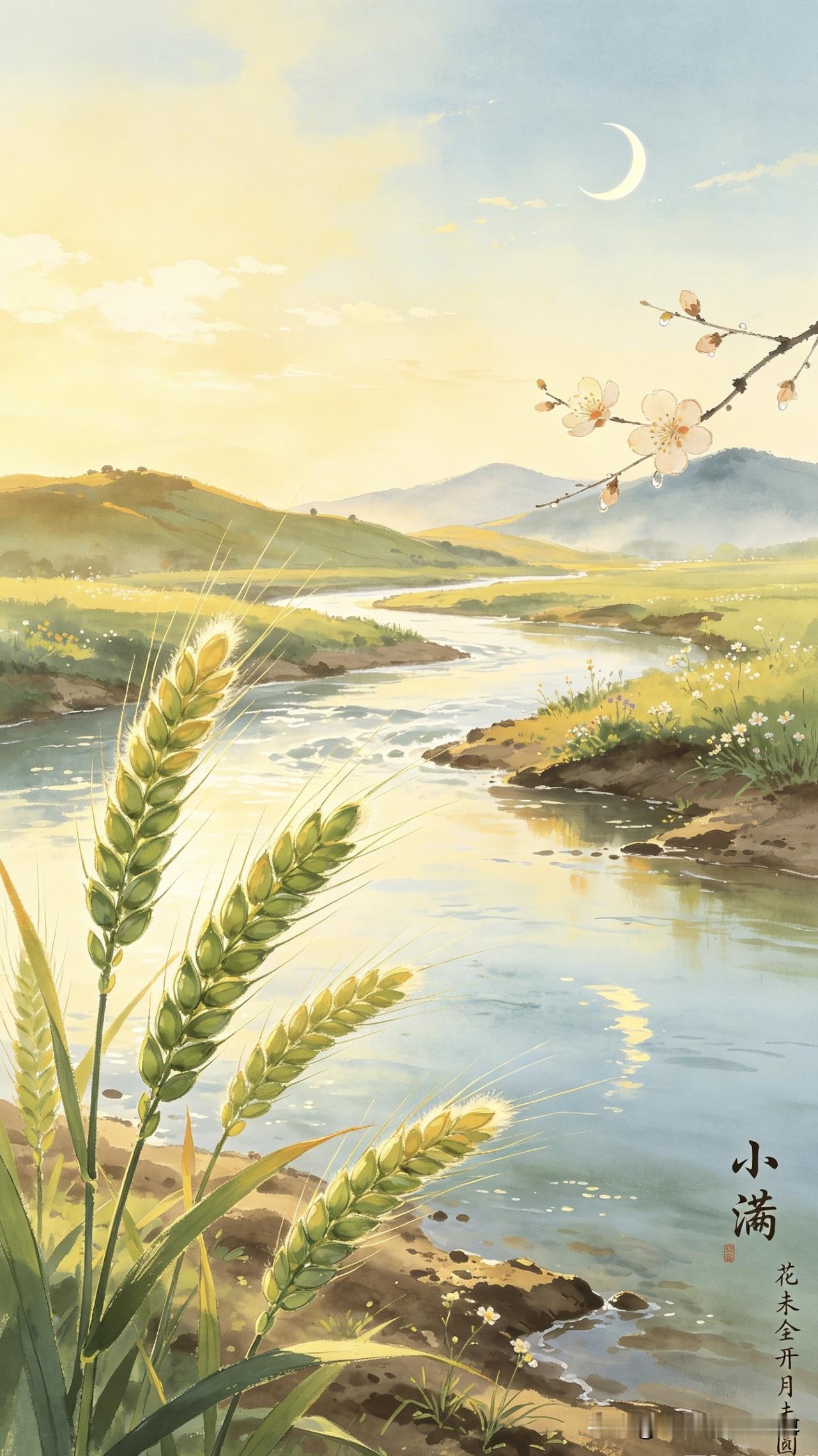 💕᭄人🍀生🌿感🌱悟💫꧂

小满的“小”是敬畏，“满”是分寸，懂得在盈虚