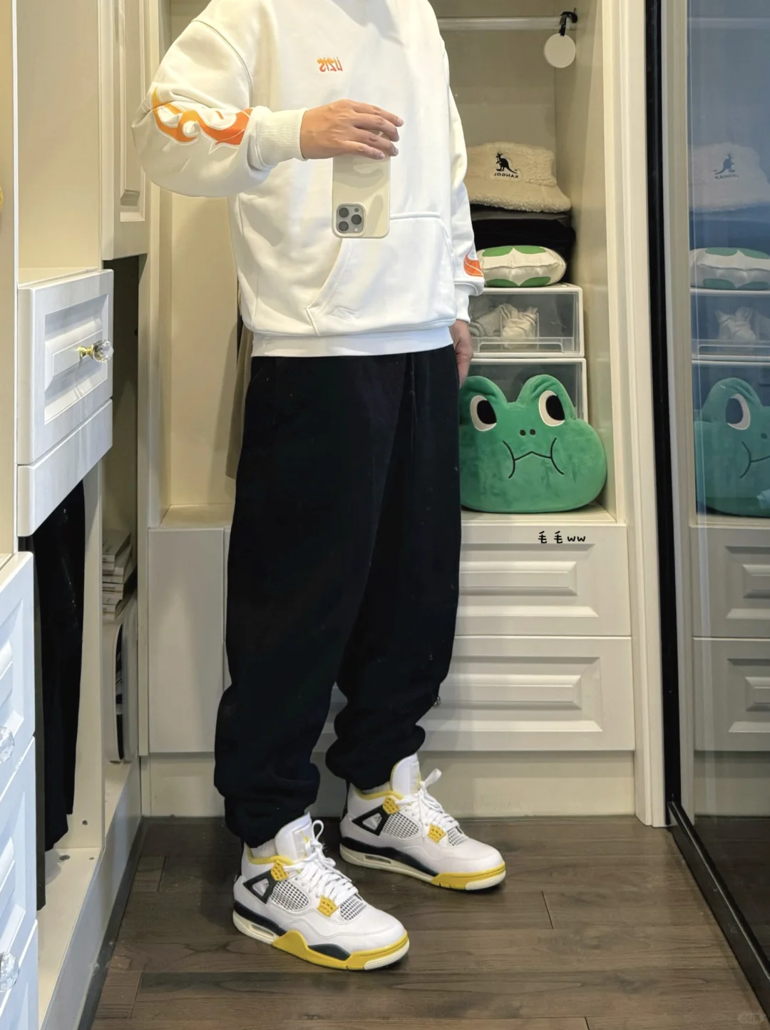 火焰帽衫｜卫裤穿搭