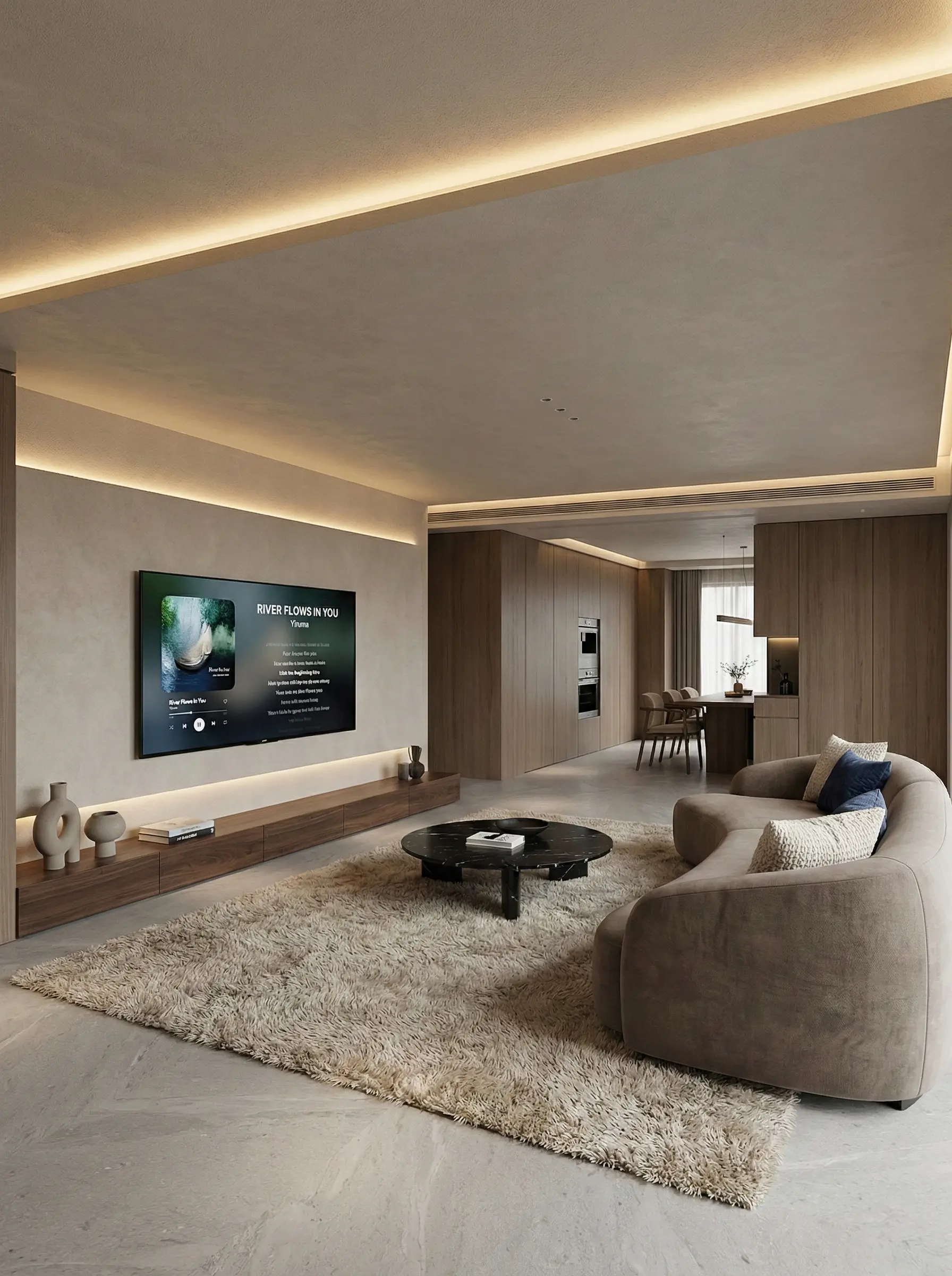 成都152㎡极简｜落地后全家都夸有品位。