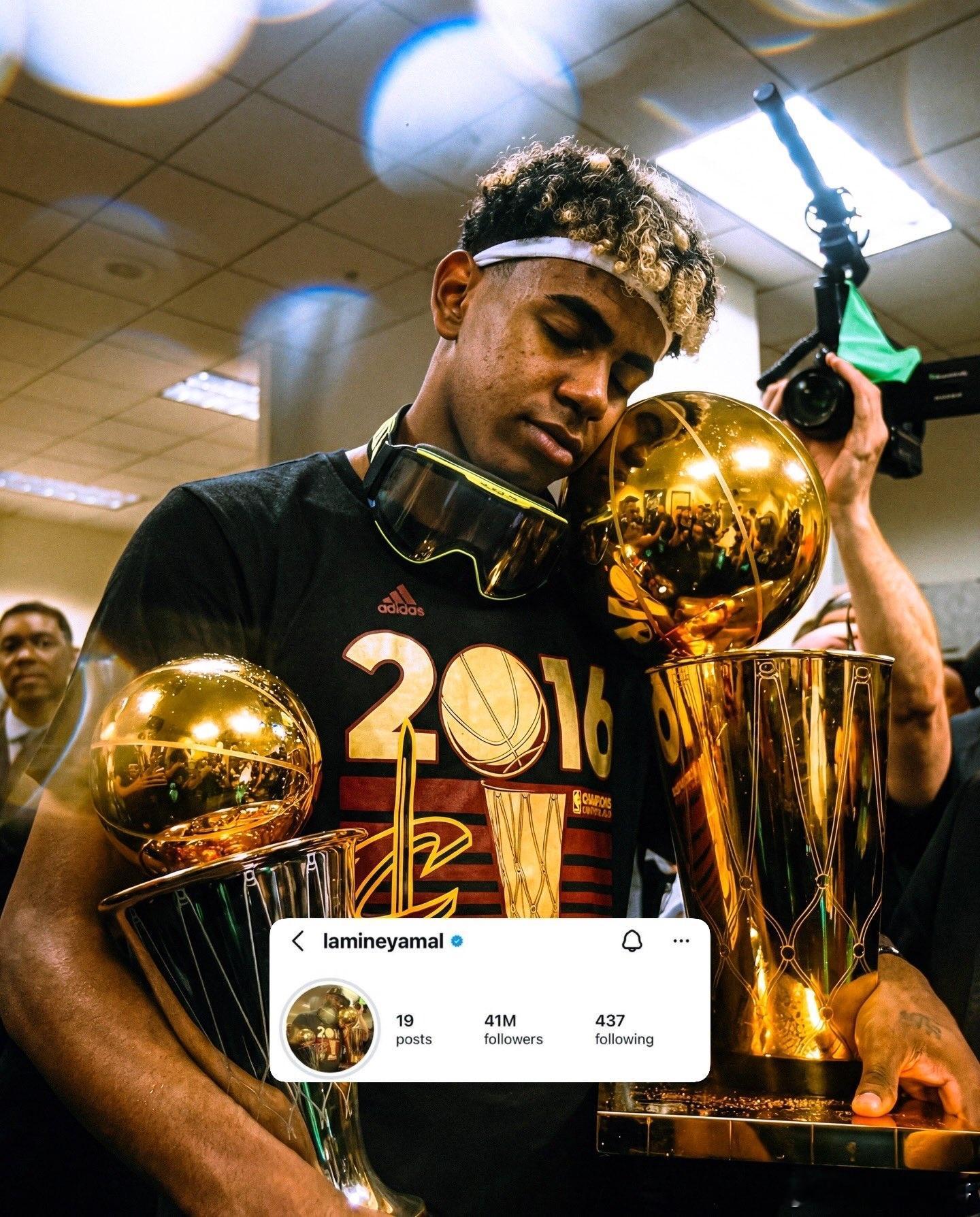 NBA 亚马尔谈到他的新头像时说：“勒布朗詹姆斯是能激励我打好明天比赛的人物之一