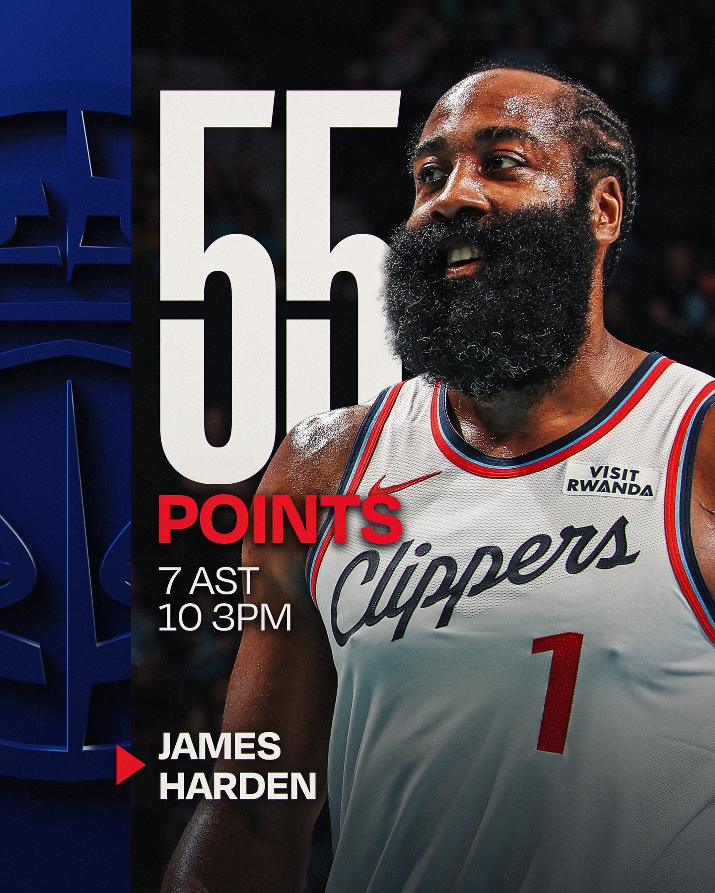 本赛季双核均有50+表现！活塞vs快船