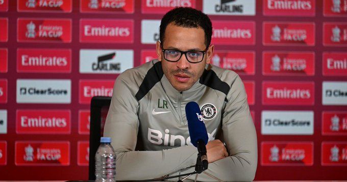 切尔西主教练罗西尼尔出席对阵维尔港的足总杯赛前发布会。我猜里斯-詹姆斯可能会复出