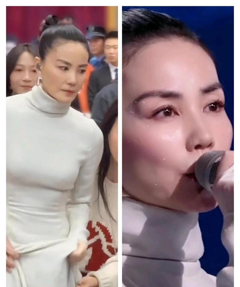 那张经济舱抓拍的眼角细纹，瞬间击碎了所有的AR滤镜和天籁仙音。
你看到她在春晚舞