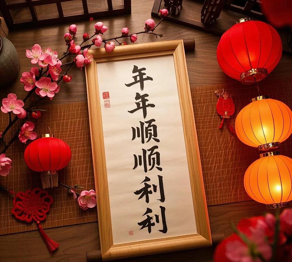 月月平平安安的上联:为你构思上联，重点突出新年的美好祈愿与吉祥氛围，通过对仗展现