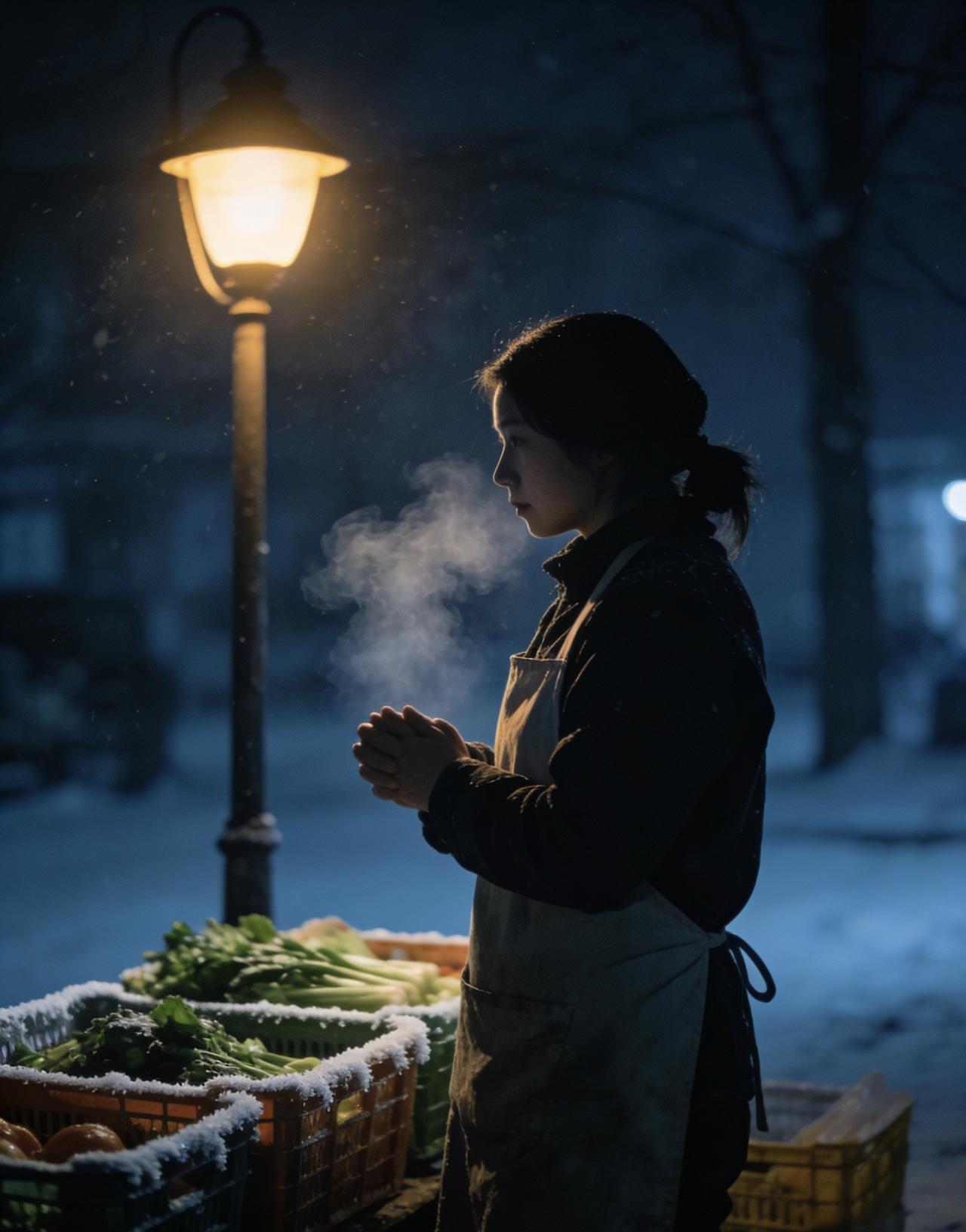 菜摊前的信任，菜市场最西头有个哑巴姑娘的菜摊，她总是安静地坐在那里，像角落里一株