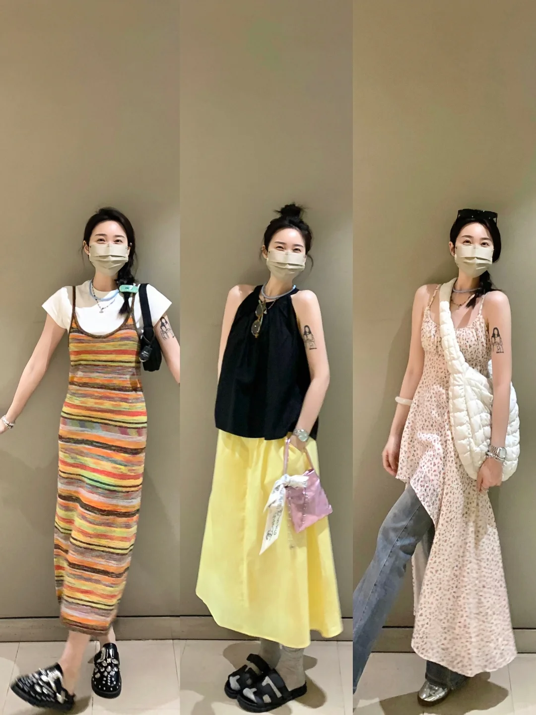 五一节出游穿彩色好summer啊！！！