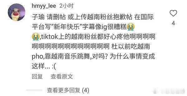 梓渝ins发Chinese New Year被越南粉冲了但是海内外粉丝火速控制全