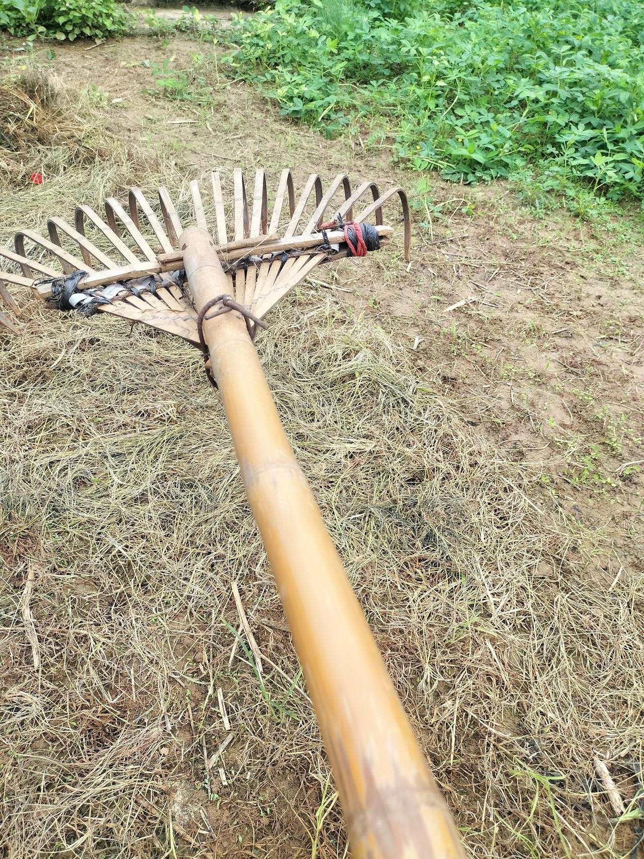 这个是竹耙，小时候经常拿这个晒稻谷，还会去山上耙松树毛，又是童年的记忆，看到这个