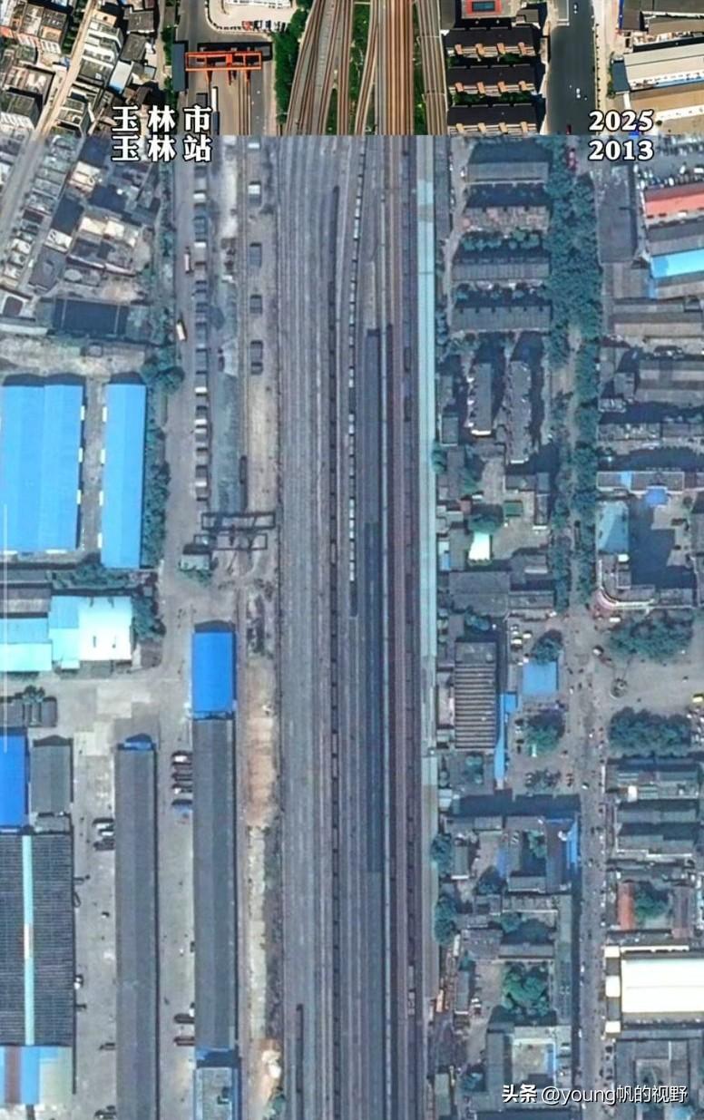 广西玉林火车站2013-2025年变迁。玉林火车站是广西黎湛铁路上的一座重要车站