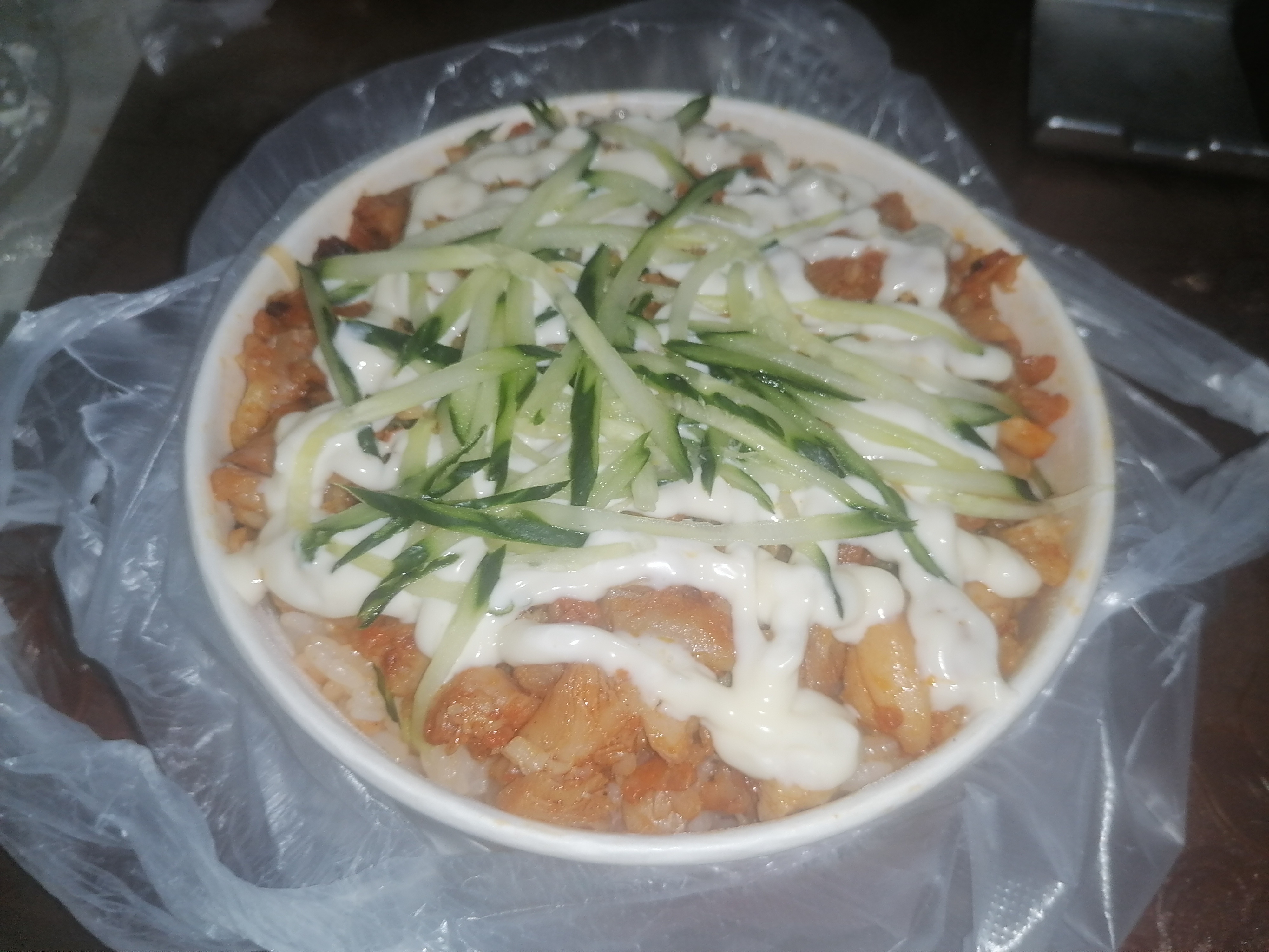 芝士烤肉拌饭，好吃爱吃 