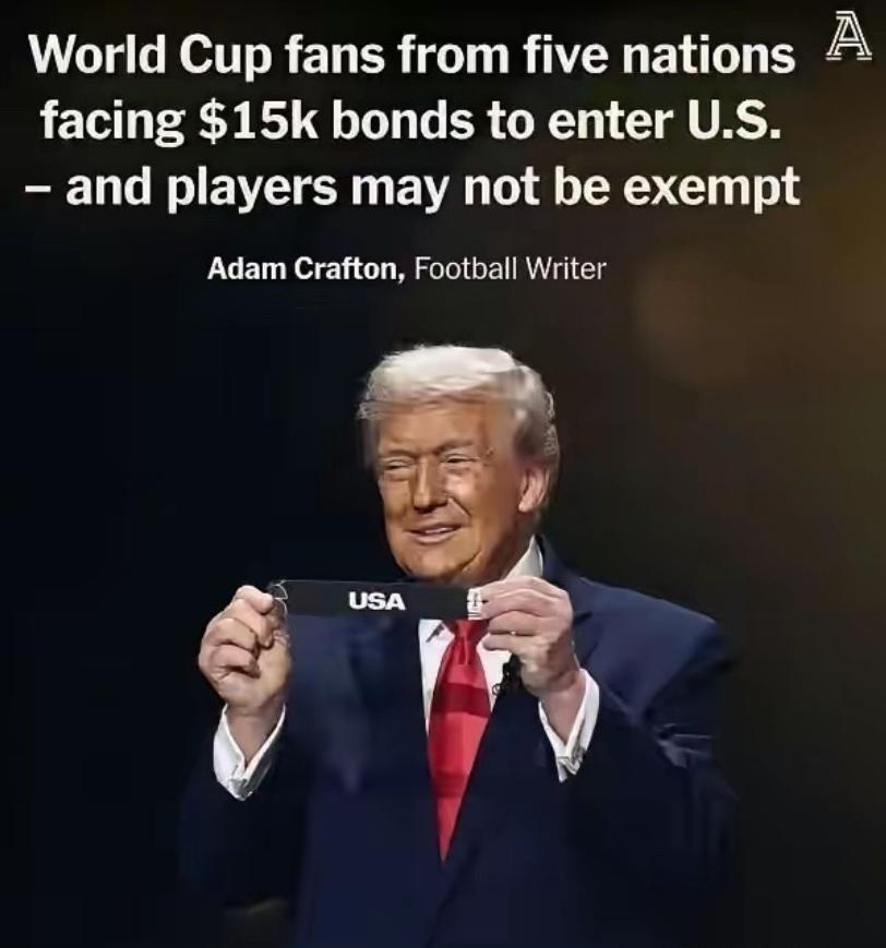 见过不要脸的，没见过这么不要脸的！
特朗普现在直接把手伸到世界杯上面，摆明了就是