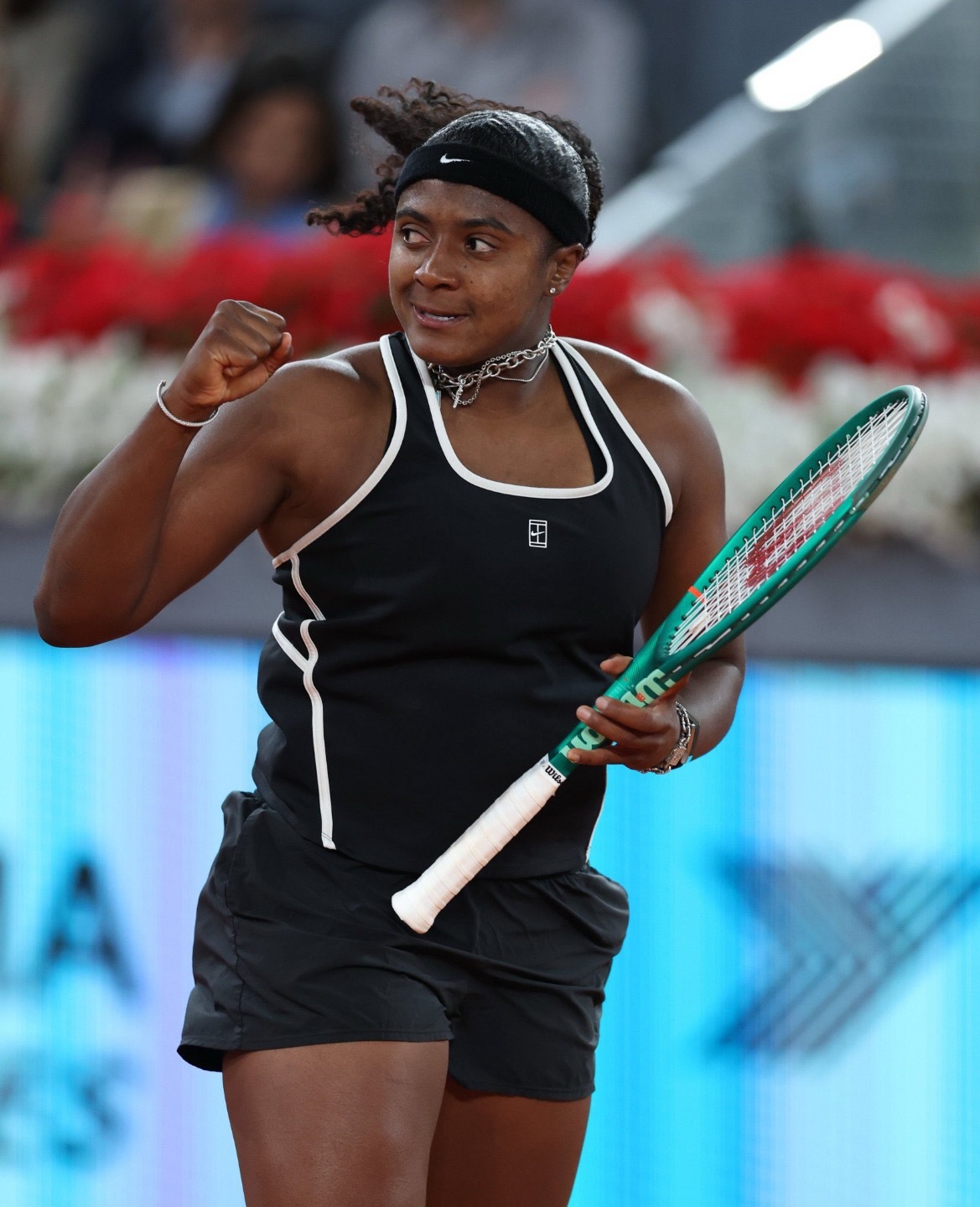 萨巴伦卡1比2巴普蒂斯特萨巴伦卡赛季第二败 马德里1000赛，女单四分之一决赛，