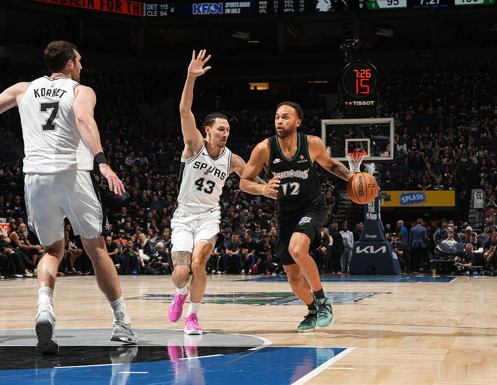 Battled hard, more to come.NBA季后赛 森林狼vs马