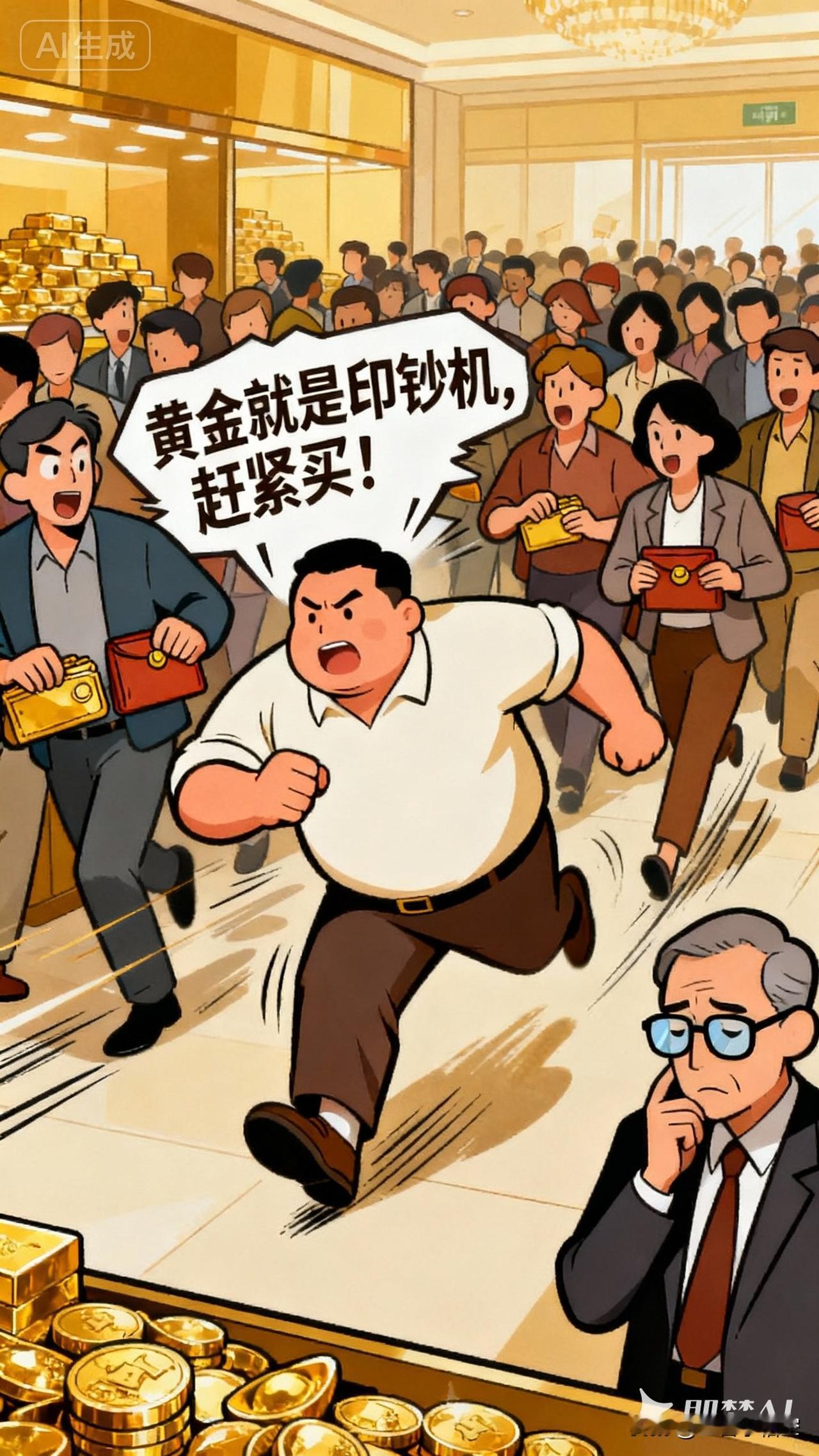 黄金“疯狂舞”：小白投资者的“套牢噩梦”
“黄金热潮里，有人一夜暴富梦碎，有人财