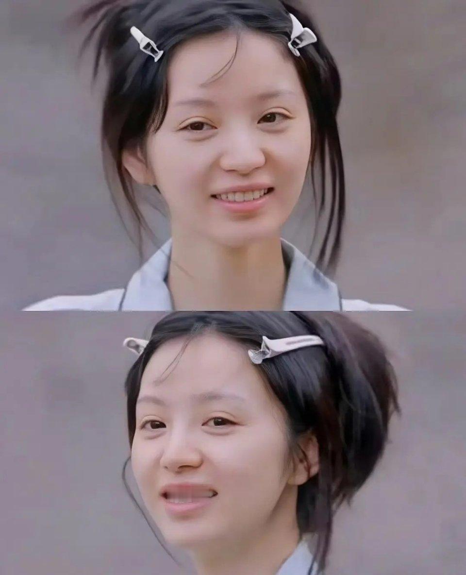 田曦薇应该是因为没有眉骨所以总是留刘海的吧 ​​​