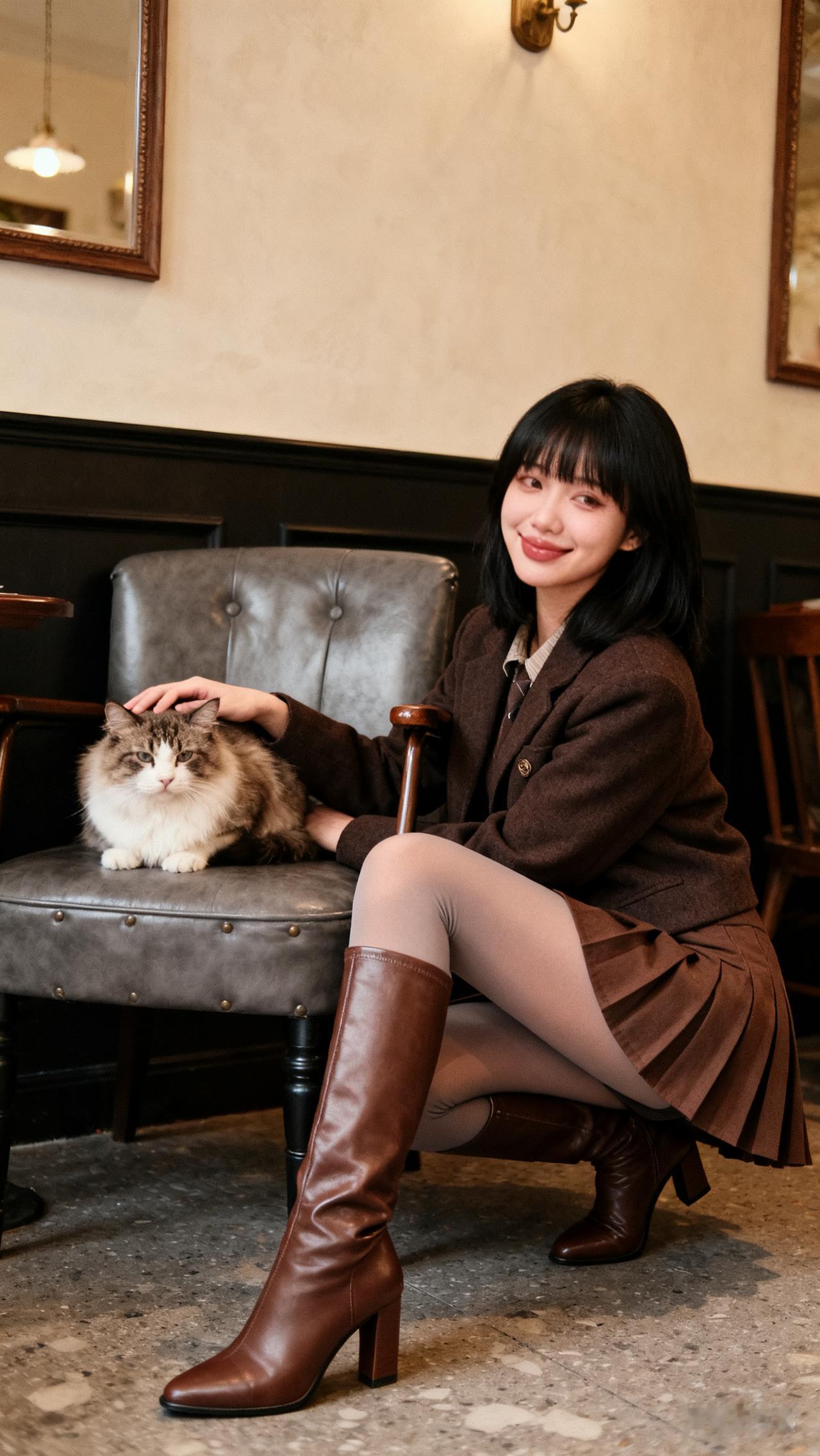 在温馨咖啡馆，与猫咪的甜蜜时光🐱💕治愈之家的猫咪 小猫下午茶 猫系咖啡馆 猫