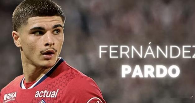 1月19日讯 瑞士天空体育报道，马竞有意里尔前锋马蒂亚斯·费尔南德斯·帕尔多。报